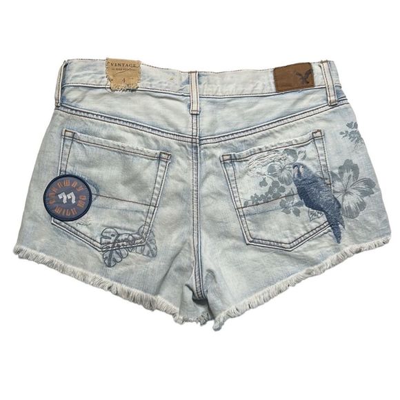 AMERICAN EAGLE Vintage Hi-Rise Festival Shorts - Picture 5 of 8